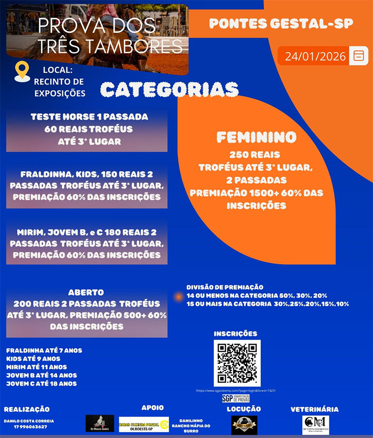 1ª Prova de 3 Tambores de Pontes Gestal